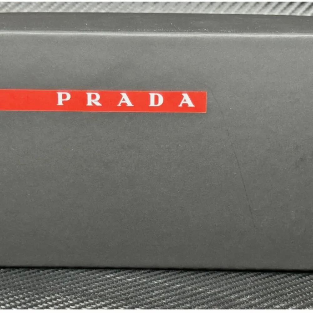 Prada Mens Brown Gunmetal 60mm Sunglasses